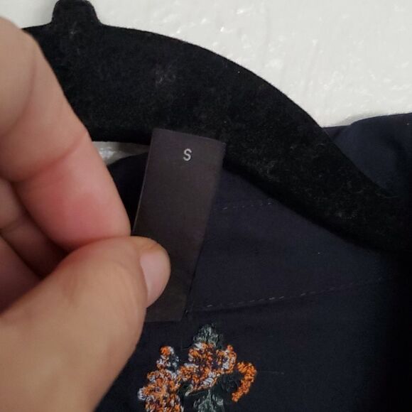 Y.A.S Embroidered Tunic Or Mini Dress with Balloon Sleeves Size S - Picture 14 of 15